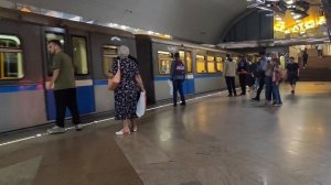 Разнообразие поездов на Сокольнической линии метро + бонусный поезд