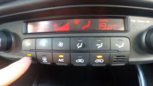 How to Enable or Disable Front Windshield Blowing in Kia Carens IV ( 2013 – 2018 )