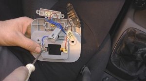 Замена плафона салона Ланос