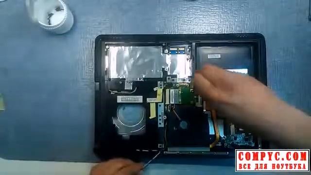 разобрать ASUS K40, K50, K70 ASUS K40, K50, K70 disassembly http://compyc.com/ смотреть онлайн