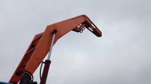 Ямобур столбостав БКМ-420 с отвалом на базе трактора Т-150К-09