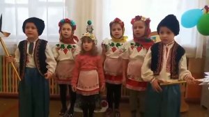 Колядки в детском саду)))