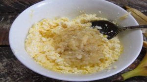 Сырники с бананом на кукурузной муке