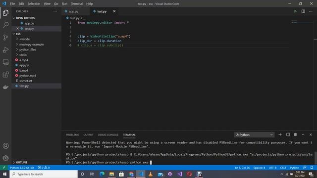 work with moviepy in python смотреть онлайн