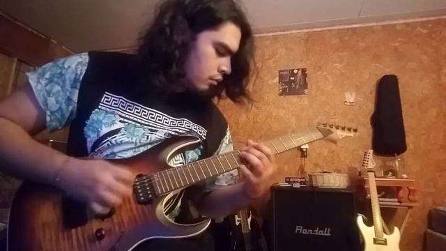 First time playing Ibanez RGA42fm смотреть онлайн