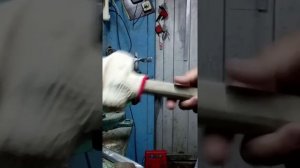 Делаю шампур с деревянной ручкой.