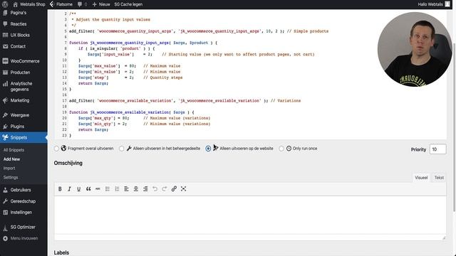 Code snippets toevoegen in WordPress (op de juiste manier)