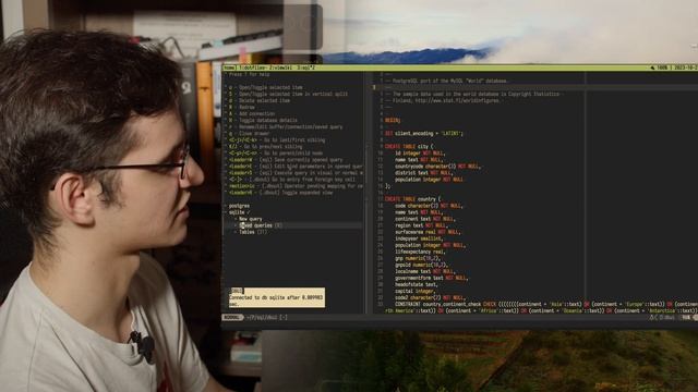 "DBeaver" в Vim! Запросы к БД из редактора.