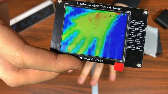 Обзор на тепловизор MLX90640 смотреть онлайн