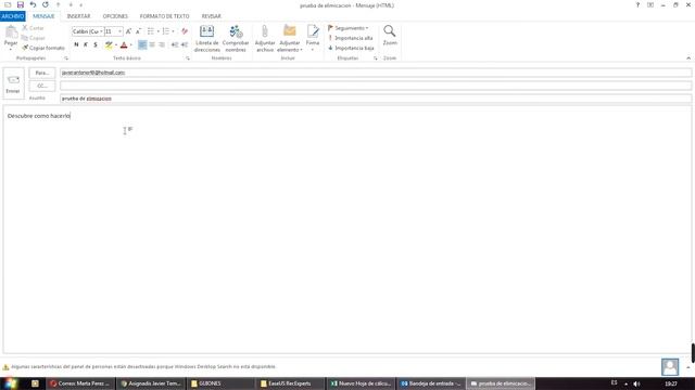 ¿Cómo borrar un correo enviado por error en OUTLOOK? - Cancelar envío смотреть онлайн
