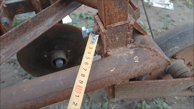 Кінний плуг до мінітрактора \ саморобний плуг до трактора переломка