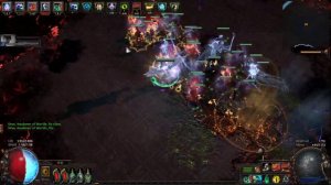 Path of Exile 3.9 Sirus, Awakener of Worlds Max Tier Fight. Baron Necromancer