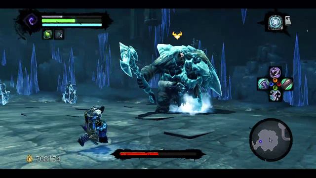 Darksiders II Часть 19 DLC Гробница Аргула/Босс Морозный гигант/Морозный Змей