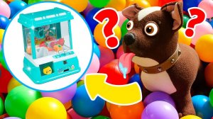 Игрушка собака Шоколадка и игровой автомат! Играем в дочки матери в видео для девочек Как Мама