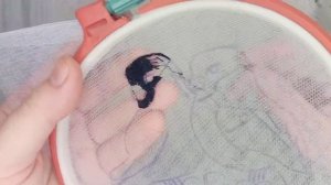 Как вышивать гладью, чтобы были плавные переходы и изгибы. Вышивка снегирей.