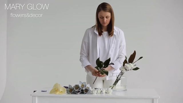 Цветочная композиция Blue bird S смотреть онлайн