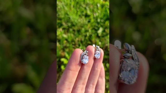 Серебряные серьги