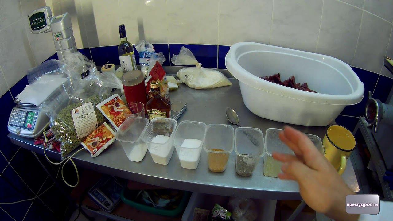 Ферментация 82кг сыровяленой колбасы в бытовом холодильнике Часть1 смотреть онлайн