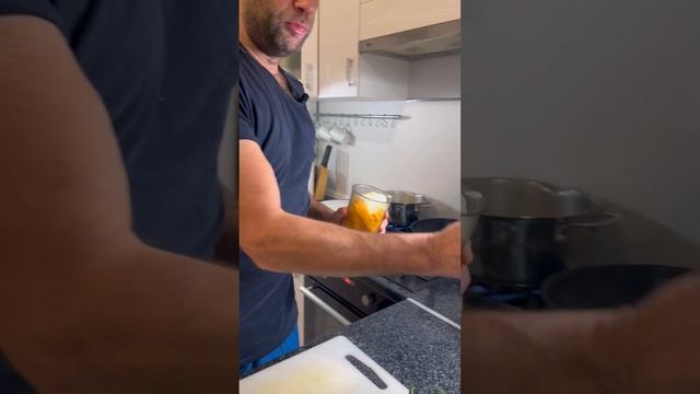 Готовим пасту с панчеттой и тыквой! ?