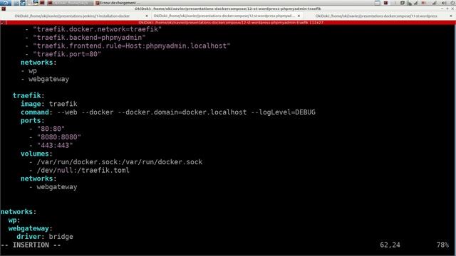 Docker-compose - 12. Stack traefik, wordpress, phpmyadmin смотреть онлайн