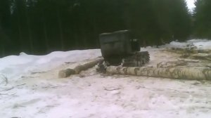 Лесная романтика: заготовка леса зимой