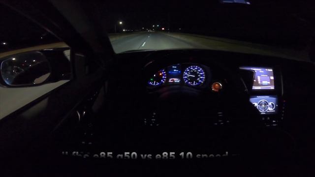 FBO E85 Q50 RED SPORT vs Bolt-on E85 MUSTANG GT 10 SPEED смотреть онлайн