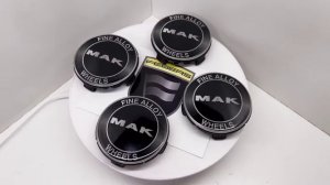 Динамические парящие колпачки на литые диски MAK | Фиксированные заглушки ступицы