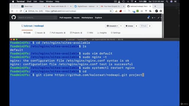 Running API in Digital Ocean | MERN Stack