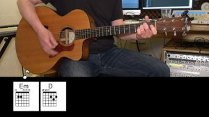 We Will Rock You  - Queen - Acoustic Guitar - Original Vocal Track - Chords