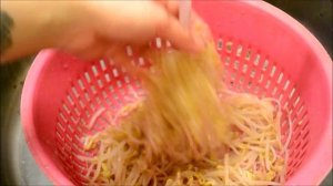 корейская кухня как приготовить  Ростки фасоли 숙주나물무침