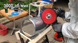 Как полировать алюминий. Aluminum tank polishing.