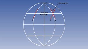 059  ATPL Training   General Navigation #59 Lambert's Conformal   Scale and Convergence Part 1