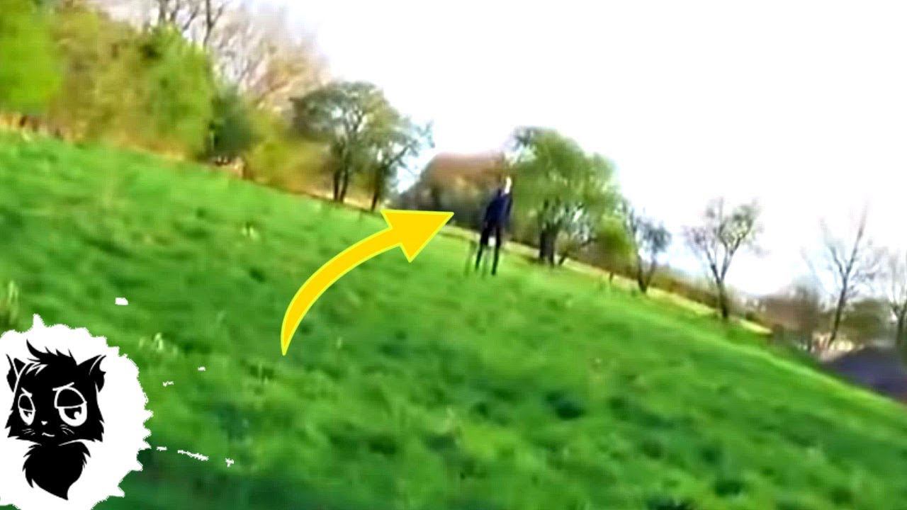 5 ГИГАНТСКИХ СЛЕНДЕРМЕНОВ СНЯТЫХ НА КАМЕРУ [Черный кот] смотреть онлайн