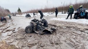 Открыли грязевой сезон 2022. Затестил BRP RENEGADE XMR 1000.