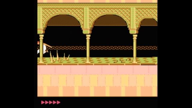 Dendy (Famicom,Nintendo,Nes) 8-bit Prince of Persia Level 6.mp4