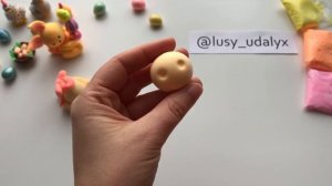 Пасхальный кролик. Лепка. Воздушный пластилин. Пасхальные поделки.