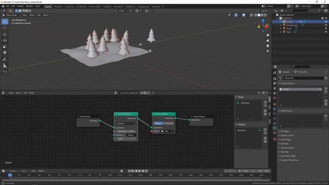 Blender 2.92. Geometry Nodes. Створення масивів. смотреть онлайн