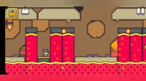 Super Cat Tales 2. Мир 6-1 — 6-4. Что-то небо не такое :/