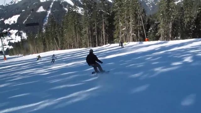 Gerlos 2011 downhill filmed with a Canon G12 смотреть онлайн