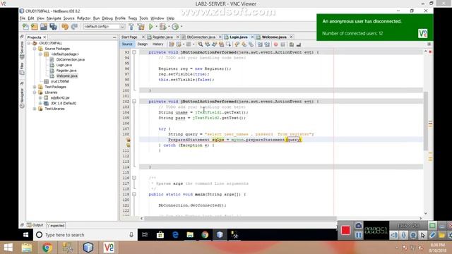 Login form in java using sql server in net beans sir zaman [Part 2 ] Crud1 смотреть онлайн