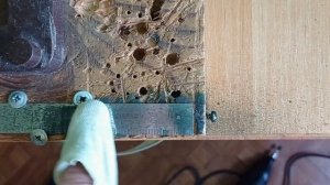 Реставрация инструментальных линеек. Удаление коррозии с поверхности стали