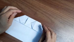 Как сделать бумажный самолетик бумеранг, который возвращается #25 origami paper plane easy