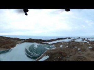 360 гр. Полёт над антарктической станцией Новолазаревская