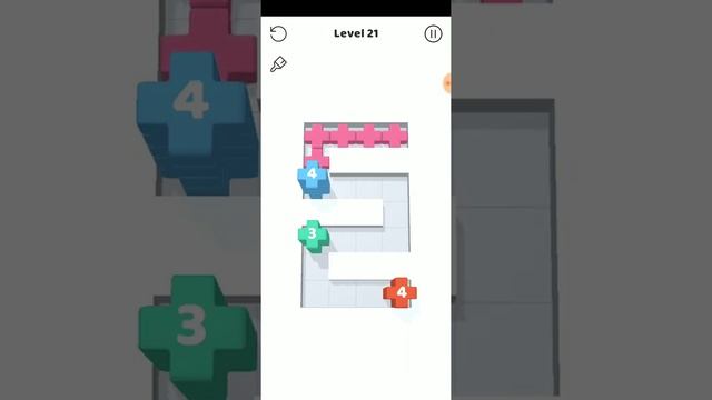 Stack Blocks 3D Level 21 walkthrough смотреть онлайн