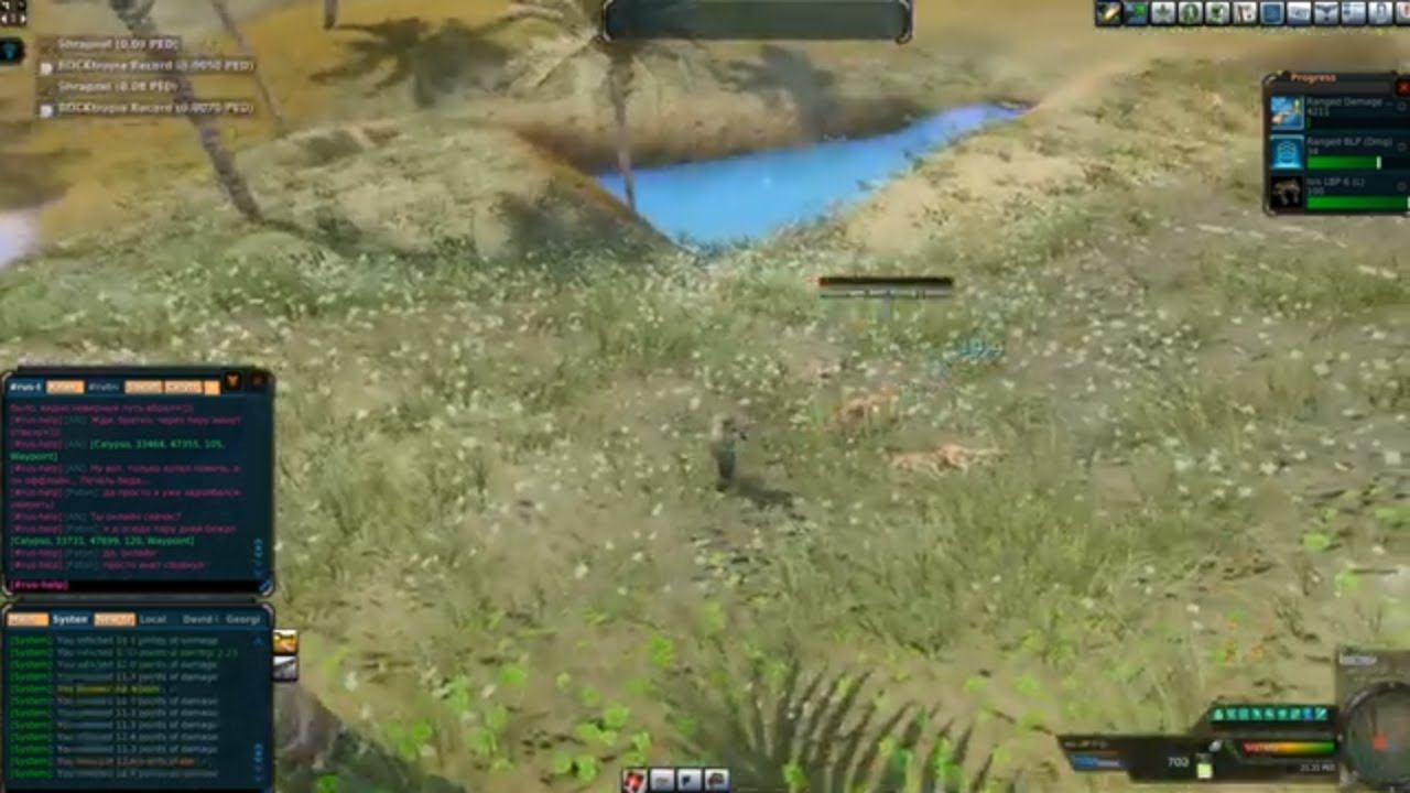 Entropia Universe. На Роке разборки с Волками!