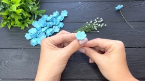 Как сделать Цветы из глиттерного фоамирана Flores de fomi