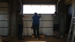 Монтаж автоматических ворот Алютех Trend