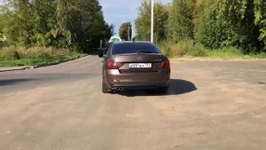 Доработанный выхлоп Октавия А7 1.8Т