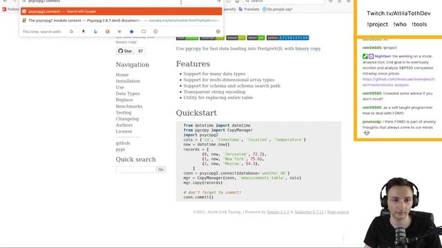 Building a stock analysis tool in Python with TimescaleDB - Part 1 смотреть онлайн