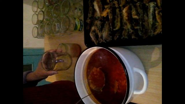 Домашние консервы- бычки в томате
